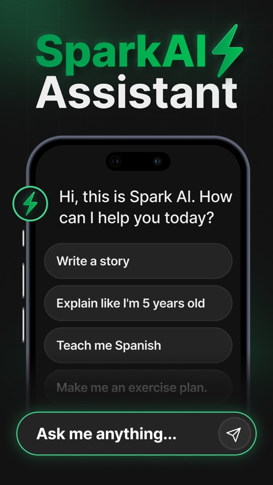 #1. Spark AI: Chat & Assistant (iOS) 由: JETKITE YAZILIM SANAYI VE TICARET A.S.