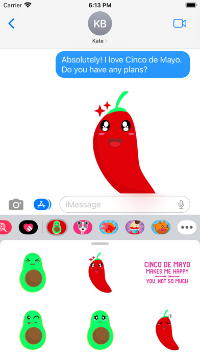 Cinco De Mayo Spicy Stickers Screenshot
