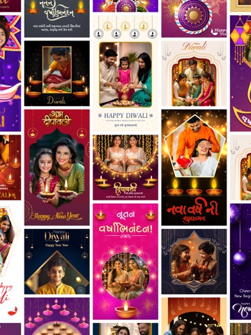 Diwali Photo Frames Creator iPad screenshot