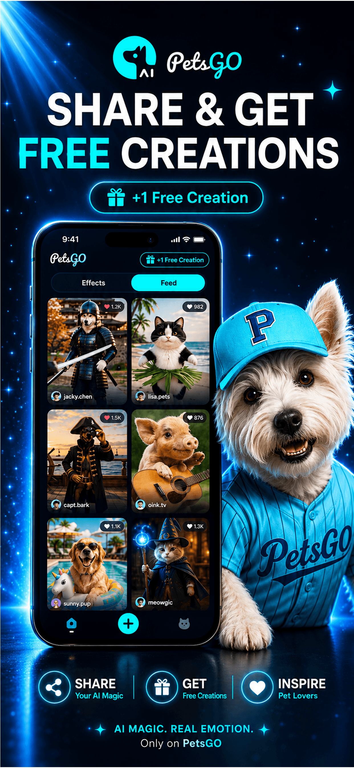 PetsGO: AI Pet Video Maker
