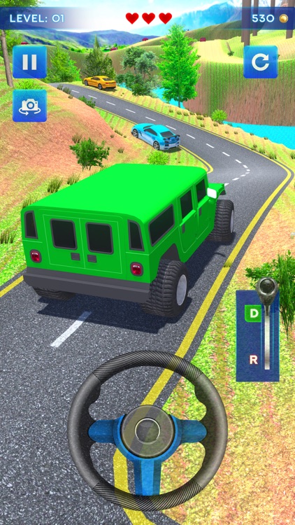 Hill Car Game: Mountain Climb