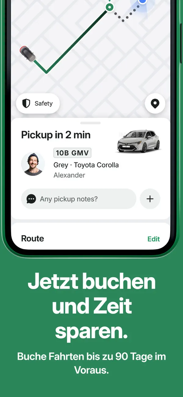 Bolt: Fahrten anfordern iPhone App Screenshot 4 – Reisen