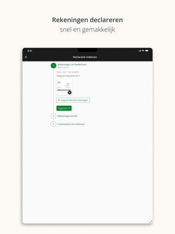 MijnSZVK iPad screenshot 2