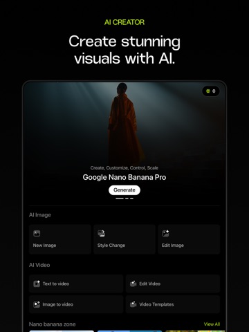 AI Photo Video Generator-Glima iPad screenshot