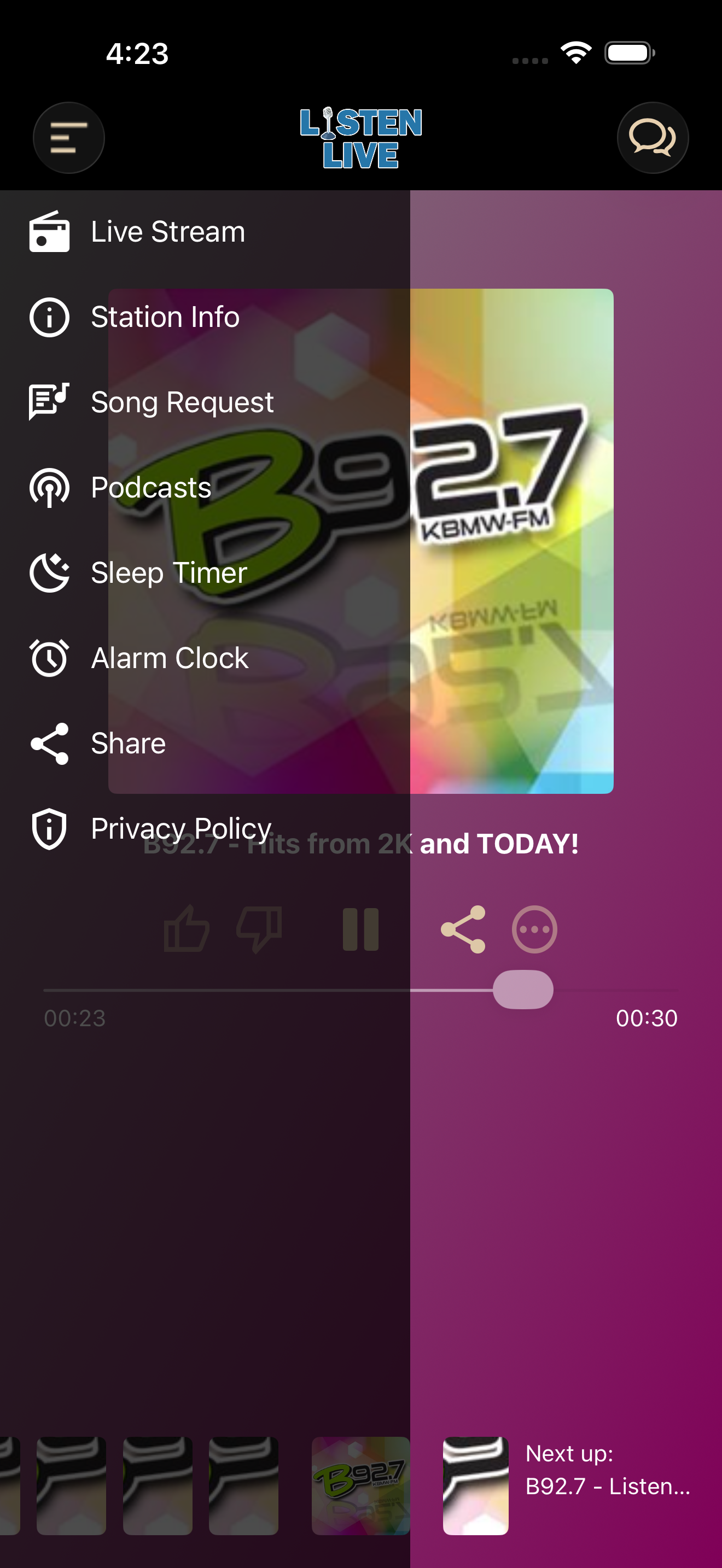 B92.7 KBMW screenshot 3