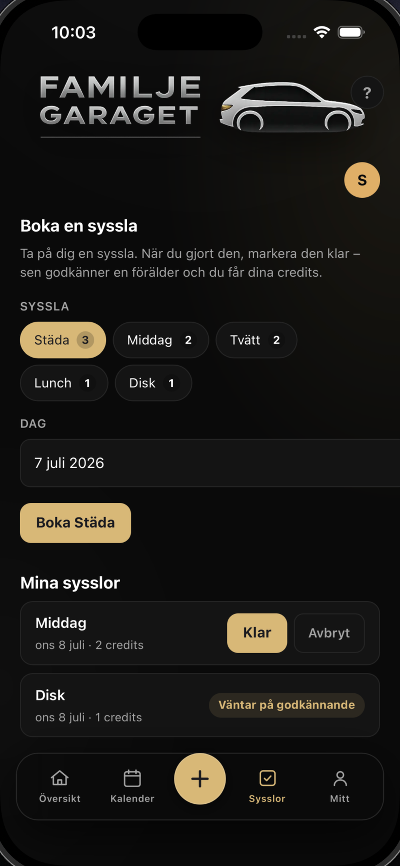 Familjegaraget screenshot 3