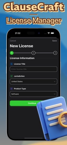 ClauseCraft License Manager Screenshot 1 of 5