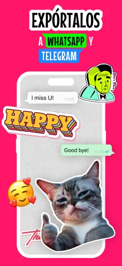 Captura de pantalla de Hacer Stickers - Sticker Maker en iPhone 3