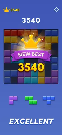Capture d'écran de Block Blast! sur iPhone 4