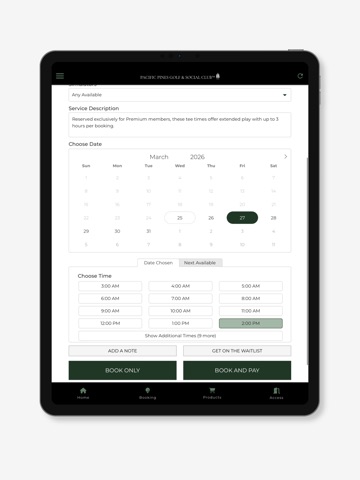 Pacific Pines Golf iPad screenshot