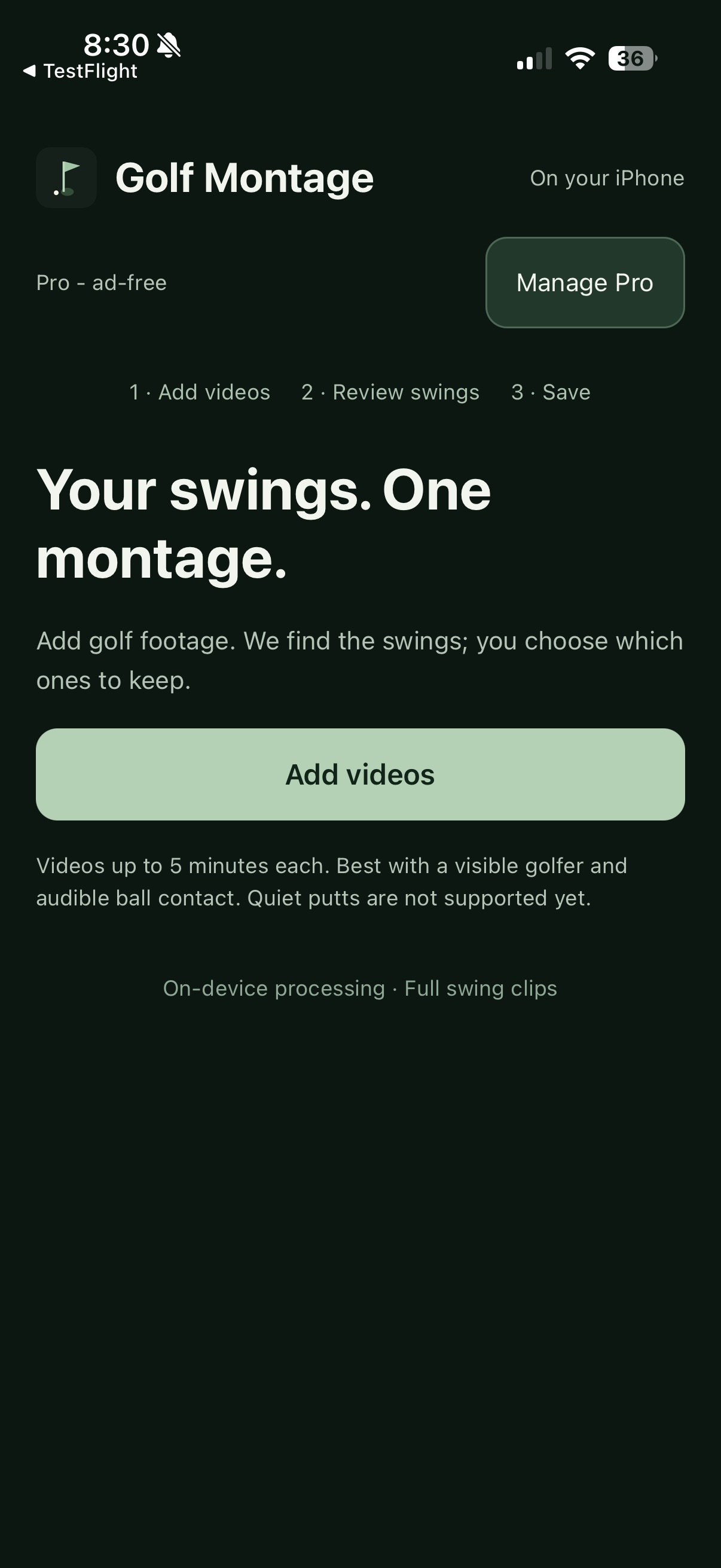 Screenshot 2 of Golf Montage