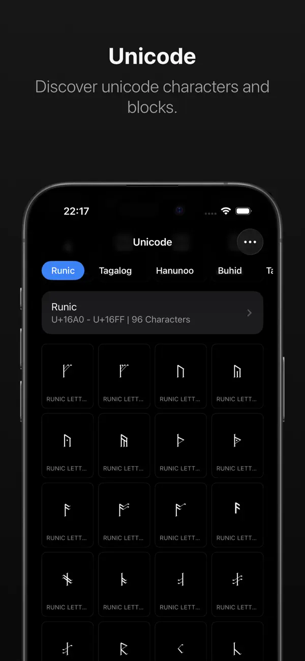 Screenshot #3 pour CharMap — Unicode Characters