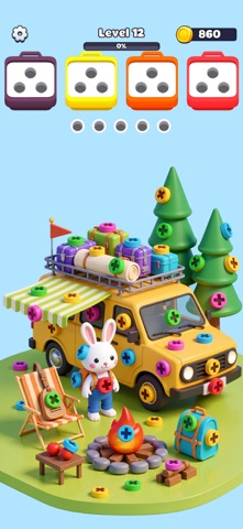 Screw Tap Jam™ - Craze Sort 3D iPhone screenshot