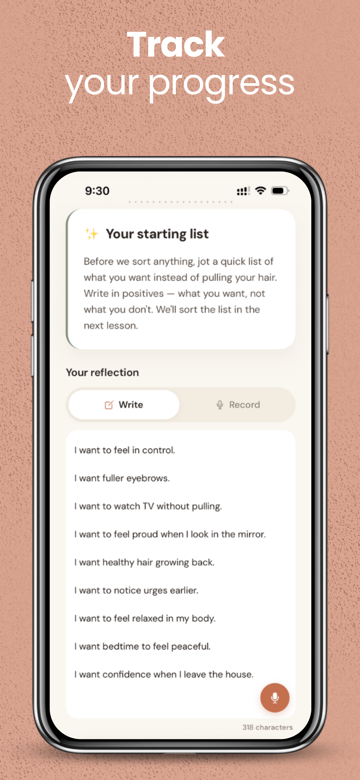 Pula — Hair Pulling & BFRB screenshot 5