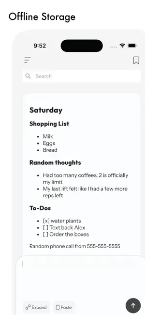 Infinote - Single Page Notes screenshot 2