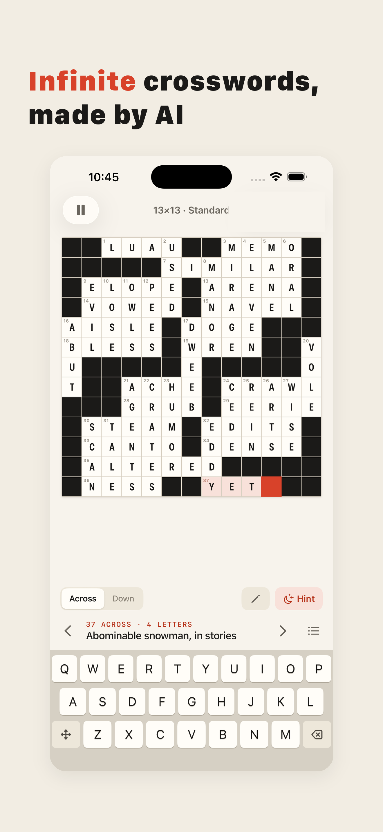 Crossword AI: Word Puzzle Game