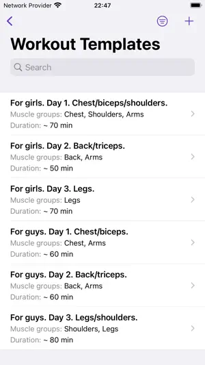 Grape: Workout Tracker screenshot 4