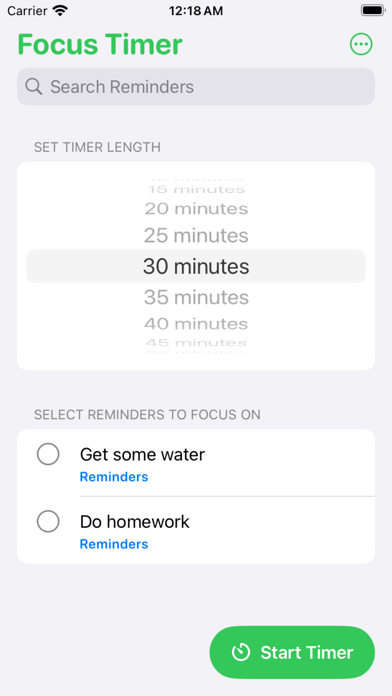 Reminder Focus Timer screenshot 1