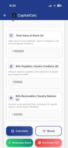 CapitalCalc-Banking Calculator screenshot