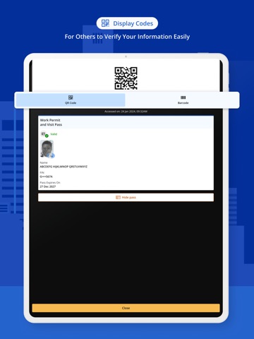 SGWorkPass iPad screenshot 6