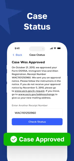 Case Tracker USCIS: Status NVC screenshot 2