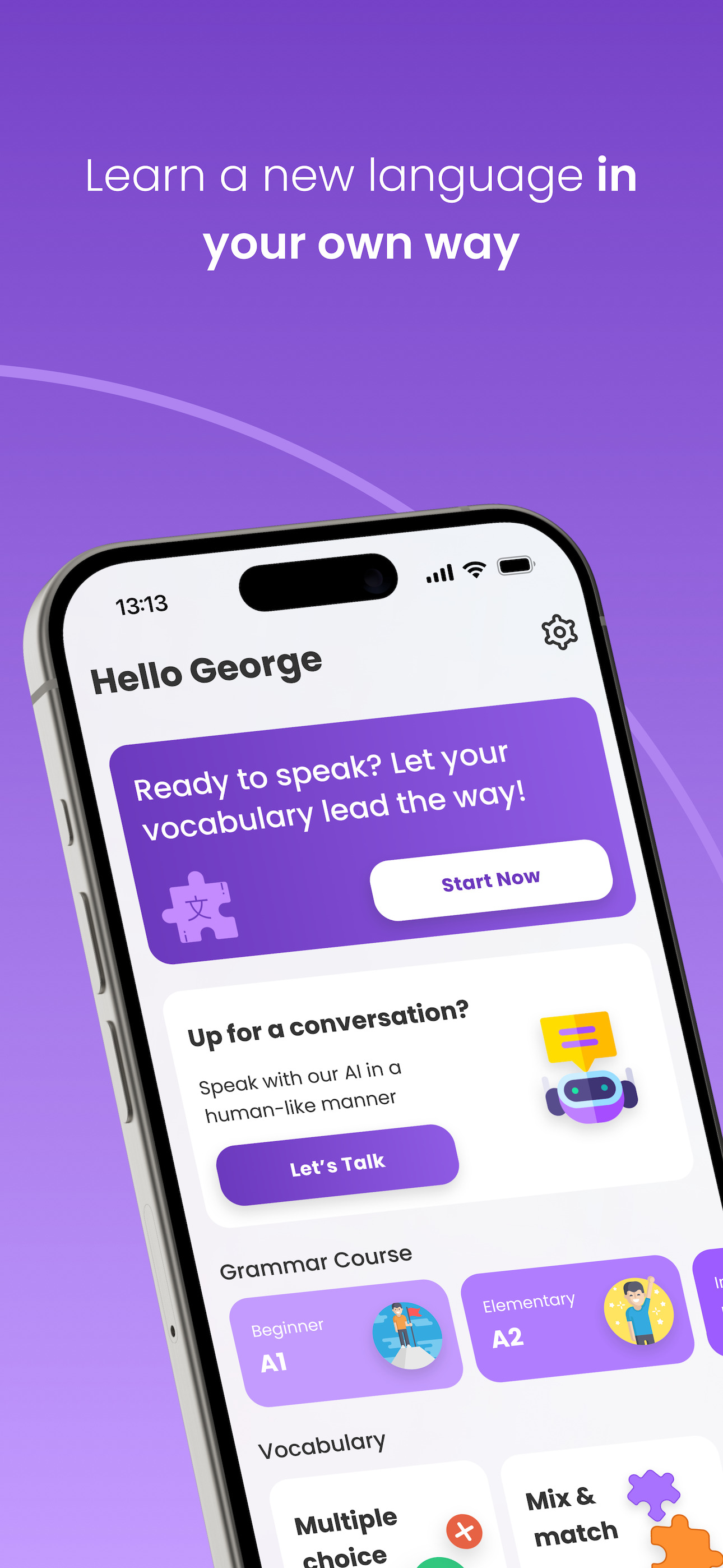 2Bfluent: Language & AI Tutor