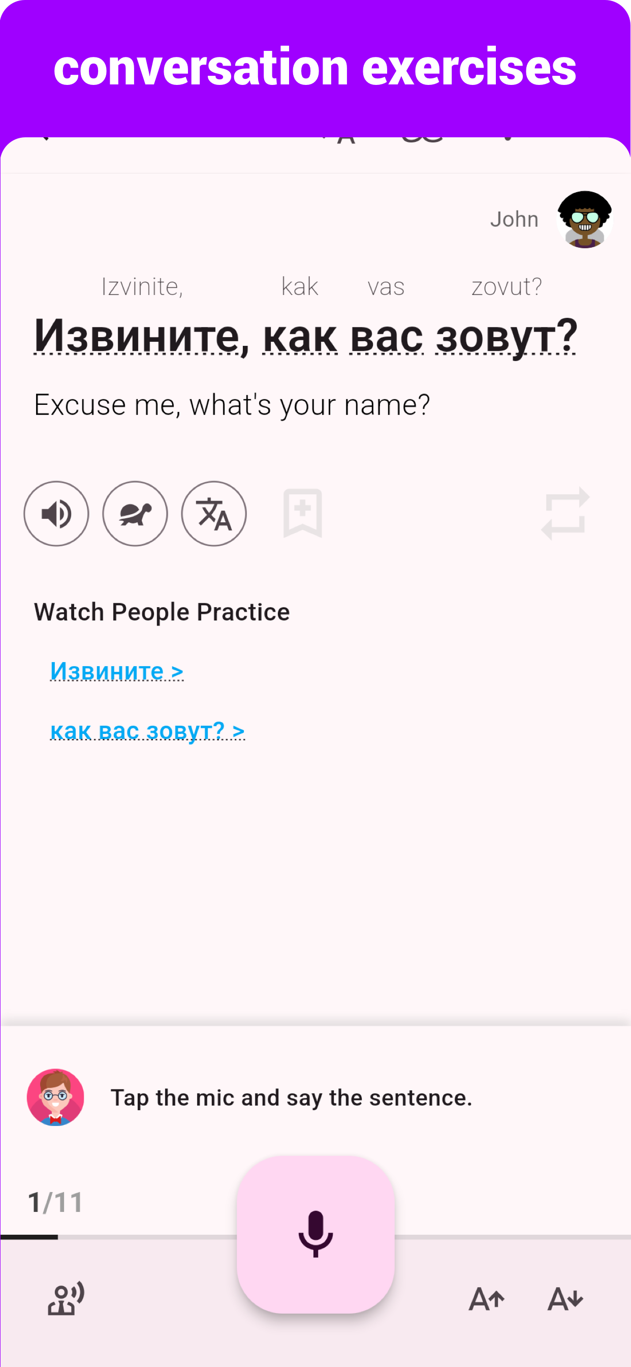 Russian  - Listening Speaking