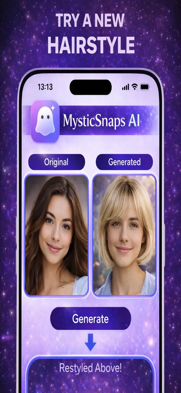 Screenshot #3 pour MysticSnaps AI: Photo Editor