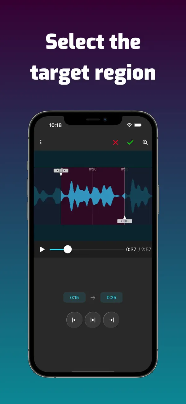 #2. Music Trimmer (iOS) Ved: Fabricio Cordova Lucero