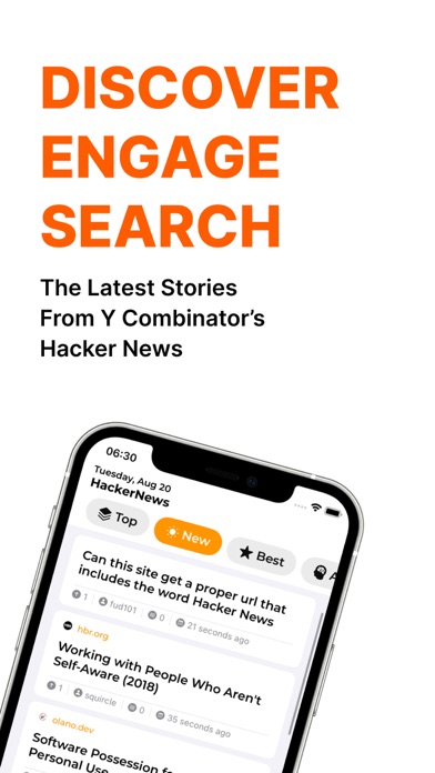 Screenshot #1 pour Hacker News - Social News