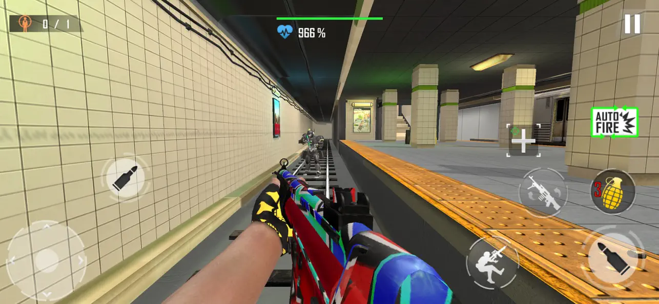 Screenshot #2 pour Robots Warrior Attack Bots War