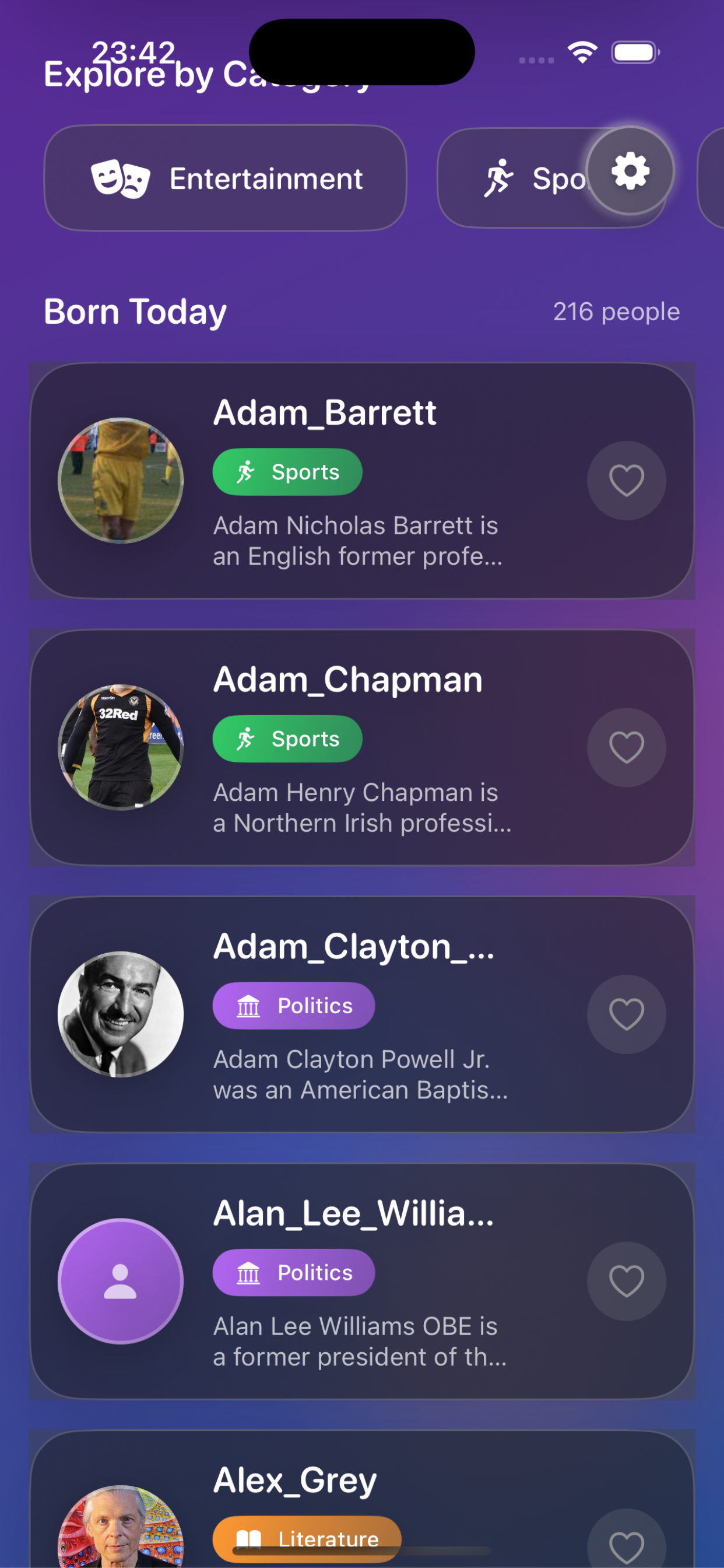 Born Today: Daily Fame screenshot 3