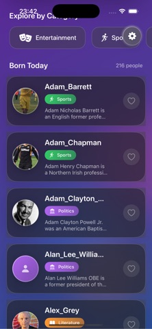 Born Today: Daily Fame screenshot