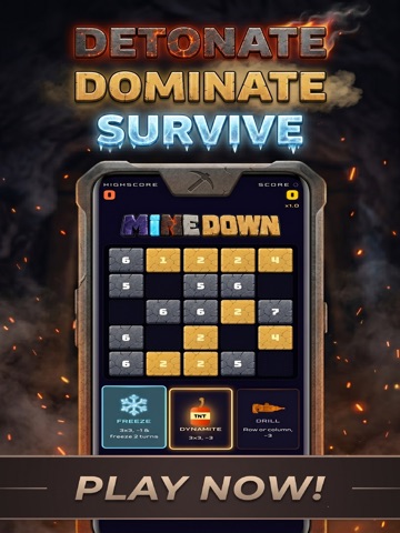 MineDown iPad screenshot