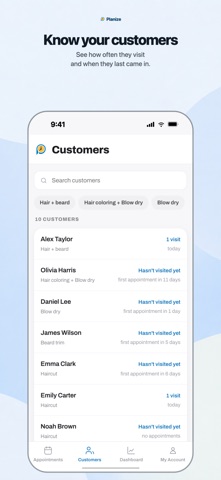 Appointment Calendar: Planize iPhone screenshot