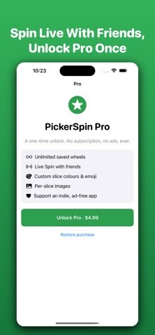 PickerSpin: Spin the Wheel Screenshot 2 of 5
