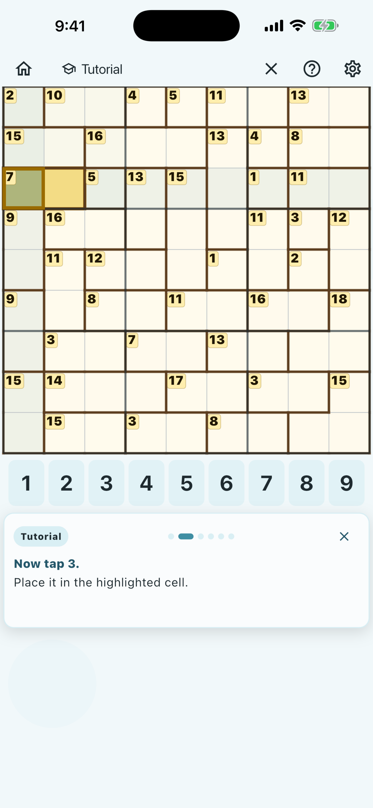 GridCage Sudoku screenshot 4