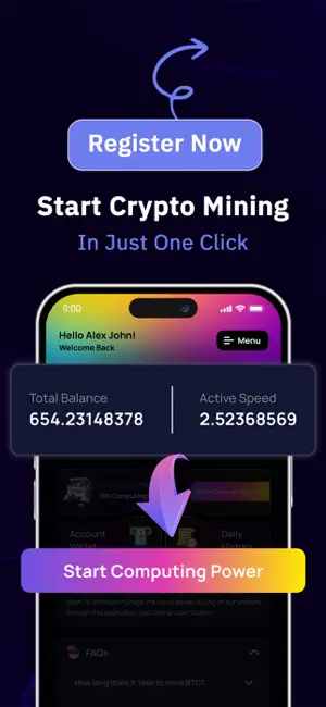 Bitcoin Mining Crypto Miner screenshot 2