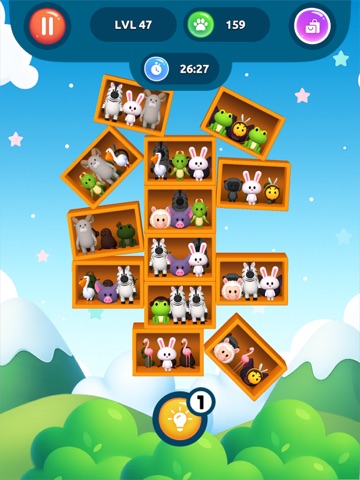 Animal sorting game for kids 3 iPad screenshot