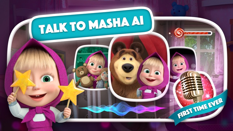 Masha and the Bear AI for Kids screenshot-0