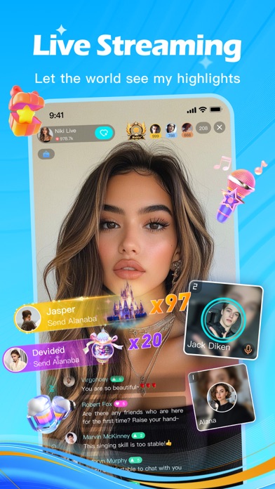 Screenshot #3 pour Niki Live - Live Stream&Party