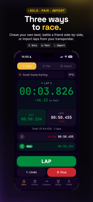 WinLap - Karting Lap Timer Screenshot 1 of 7