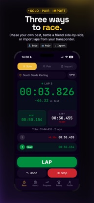 WinLap - Karting Lap Timer screenshot 1