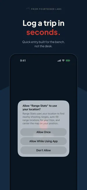 Range Stats: Gun Tracker Log screenshot 1