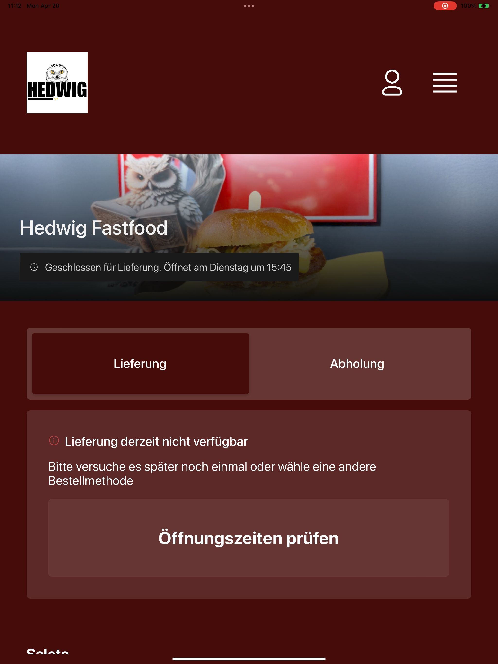 Hedwig Fastfood screenshot 5