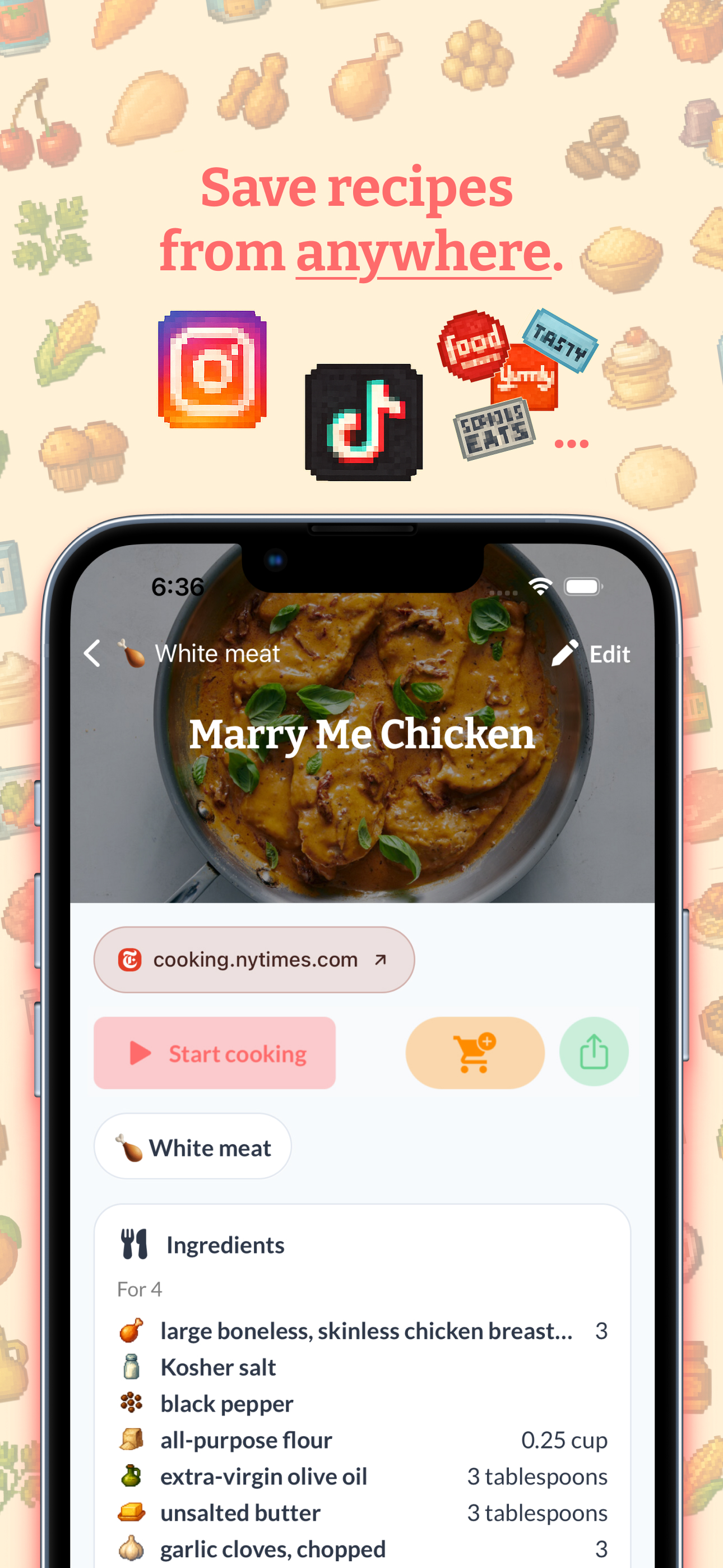 Semana: Recipe Organizer