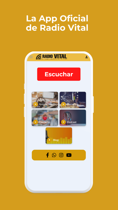 Radio Vital Online Screenshot