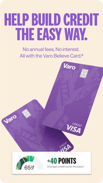 Varo Bank: Online Banking Screenshot