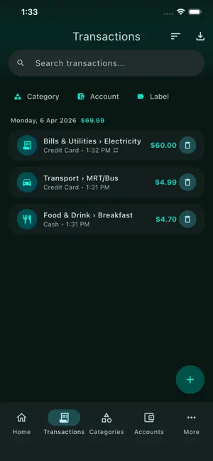 Hiyo - Expense Tracker screenshot 2