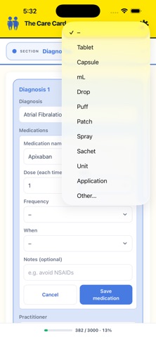 The Care Card Screenshot 2 of 7